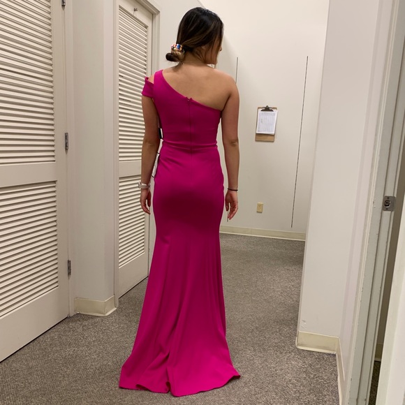 Fuchsia Formal Dress - Picture 3 of 4